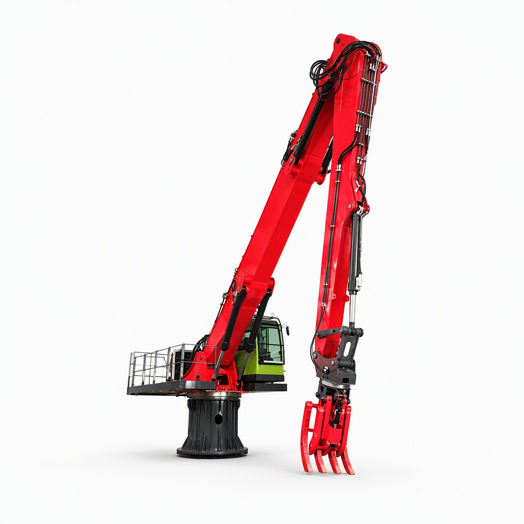 >15 Meter 2ton stationery Grab crane