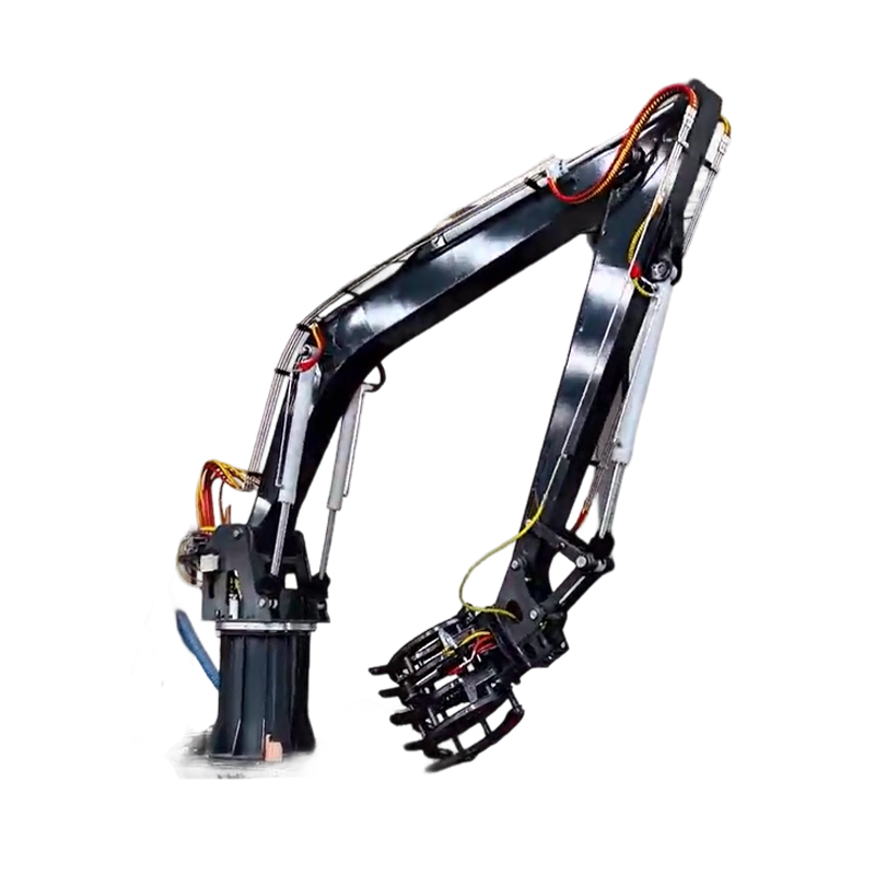 >7M 8M Electric Stationary Material Grab Crane