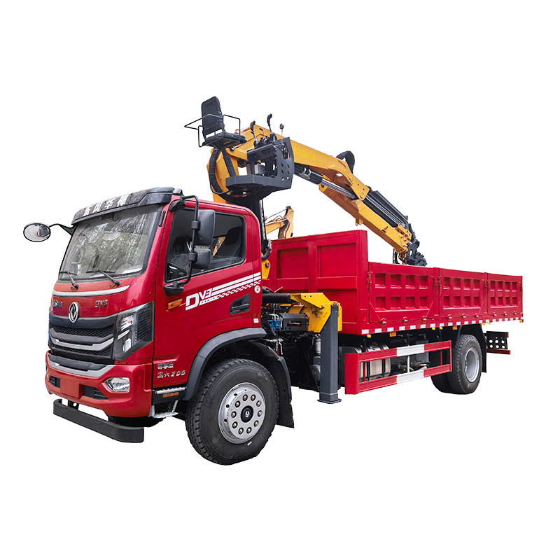 8T truck mounted multifunctional grab crane