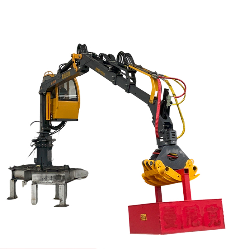 8.8m Stationary Telescopic Boom Grab Crane