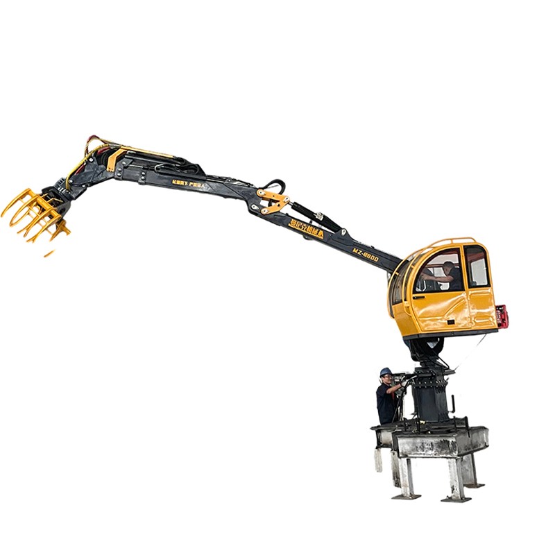 8.8m Stationary Telescopic Boom Grab Crane 8.8m Stationary Telescopic Boom Grab Crane